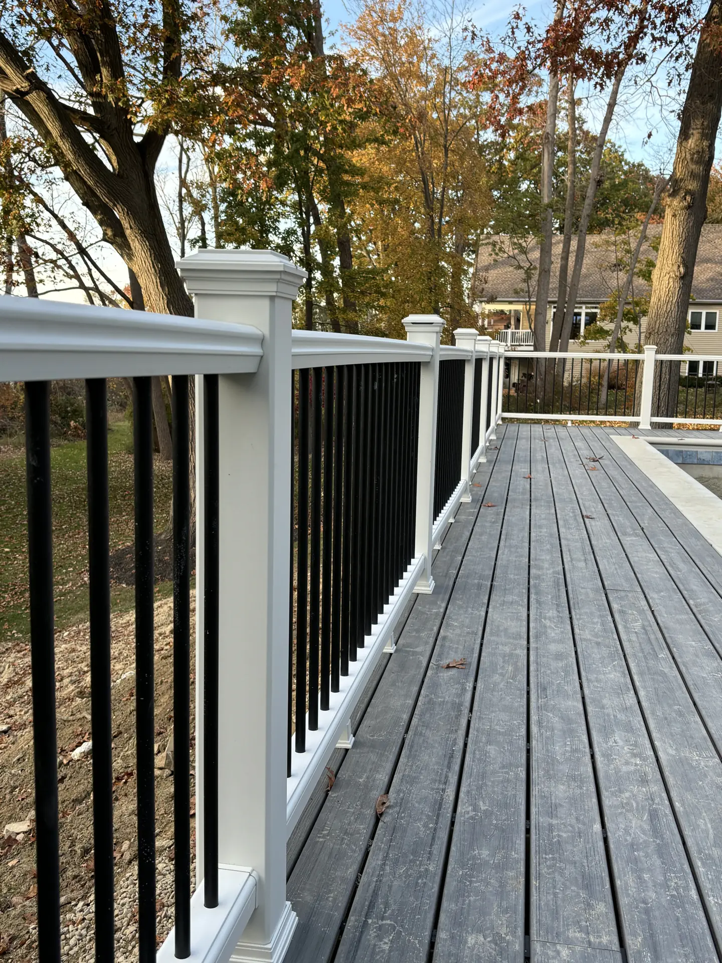 Railing detail side view